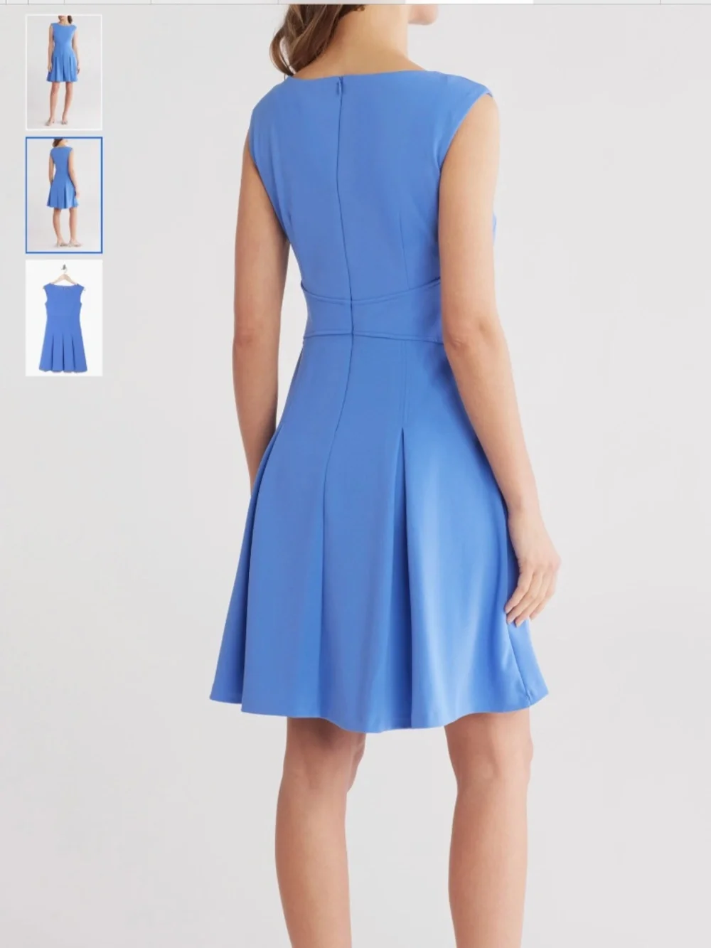 Vince Camuto Sleeveless Crepe Fit & Flare Dress, size 10 - Picture 2 of 13